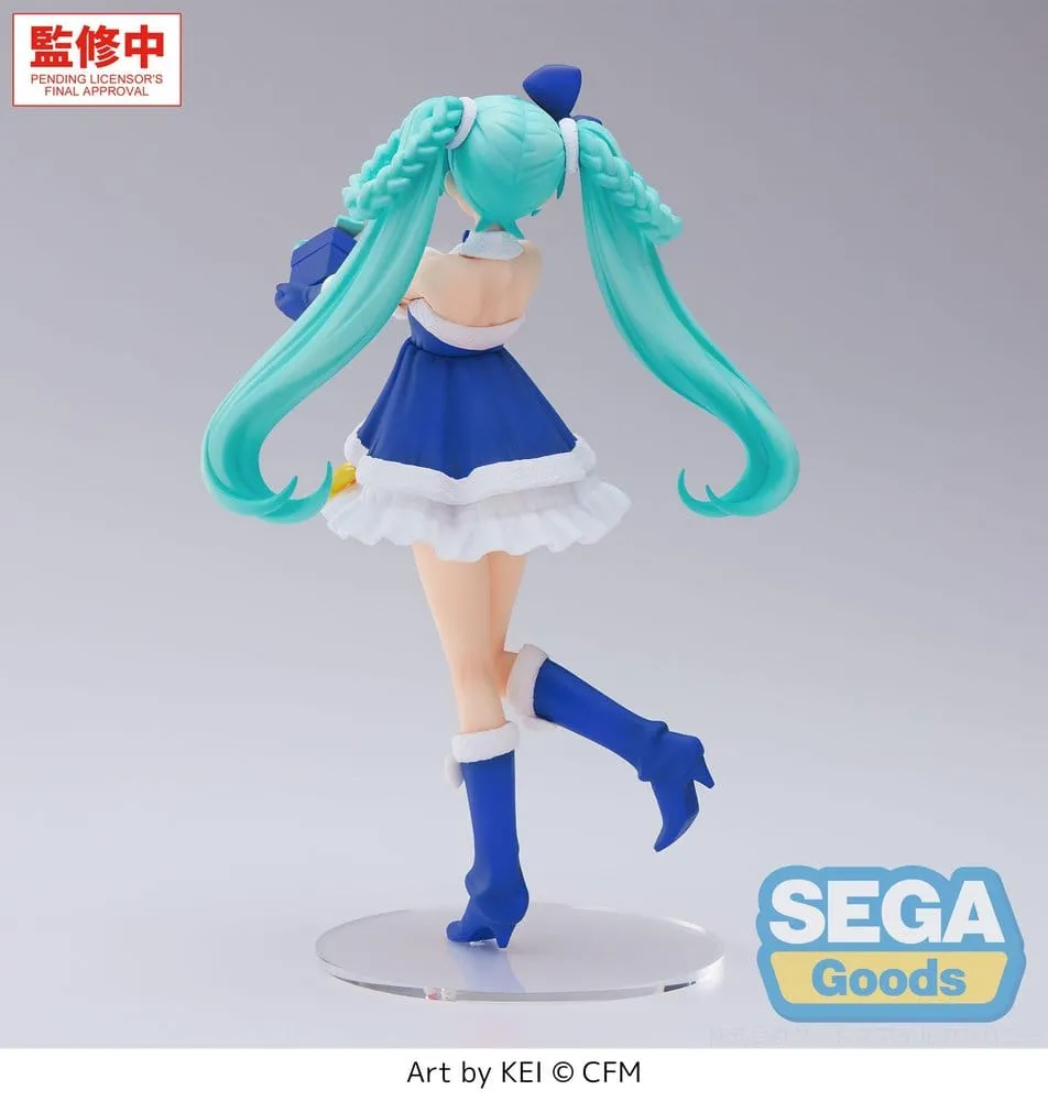 Character Vocal Series 01: Hatsune Miku High Premium PVC Figure Hatsune Miku Sapphire Christmas Ver. 21 cm